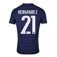 France Jersey Custom Home HERNANDEZ #21 Soccer Jersey 2020 - bestsoccerstore