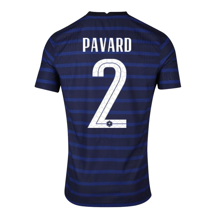 France Jersey Custom Home PAVARD 2 Soccer Jersey 2020