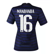 France Jersey Custom Home MANDANDA #16 Soccer Jersey 2020/21 - bestsoccerstore