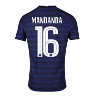 France Jersey Custom Home MANDANDA #16 Soccer Jersey 2020 - bestsoccerstore