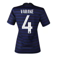 France Jersey Custom Home VARANE #4 Soccer Jersey 2020/21 - bestsoccerstore