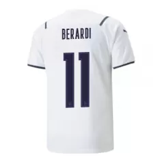 Italy Jersey Custom Away BERARDI #11 Soccer Jersey 2021 - bestsoccerstore
