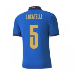 Italy Jersey Custom Home LOCATELLI #5 Soccer Jersey 2020 - bestsoccerstore