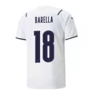 Italy Jersey Custom Away BARELLA #18 Soccer Jersey 2021 - bestsoccerstore