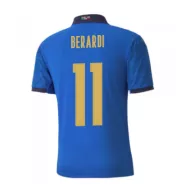 Italy Jersey Custom Home BERARDI #11 Soccer Jersey 2020 - bestsoccerstore