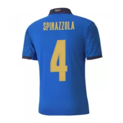 Italy Jersey Custom Home SPINAZZOLA #4 Soccer Jersey 2020 - bestsoccerstore