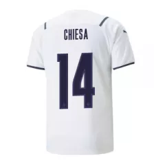 Italy Jersey Custom Away CHIESA #14 Soccer Jersey 2021 - bestsoccerstore