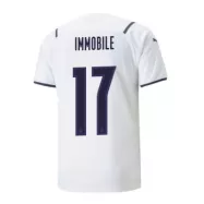 Italy Jersey Custom Away IMMOBILE #17 Soccer Jersey 2021 - bestsoccerstore