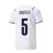 Italy Jersey Custom Away LOCATELLI #5 Soccer Jersey 2021 - bestsoccerstore