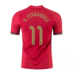 Portugal Jersey Custom Home B.FERNANDES #11 Soccer Jersey 2020 - bestsoccerstore