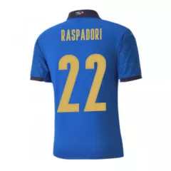 Italy Jersey Custom Home RASPADORI #22 Soccer Jersey 2020 - bestsoccerstore