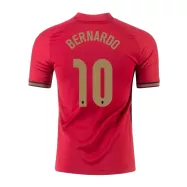 Portugal Jersey Custom Home BERNARDO #10 Soccer Jersey 2020 - bestsoccerstore