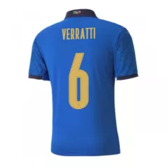 Italy Jersey Custom Home VERRATTI #6 Soccer Jersey 2020 - bestsoccerstore
