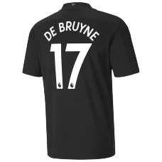 Manchester City Jersey Custom Away DE BRUYNE #17 Soccer Jersey 2020/21
