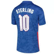 England Jersey Custom Away STERLING #10 Soccer Jersey 2020 - bestsoccerstore