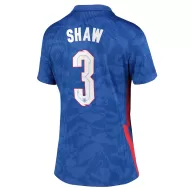 England Jersey Custom Away SHAW #3 Soccer Jersey 2020/21 - bestsoccerstore