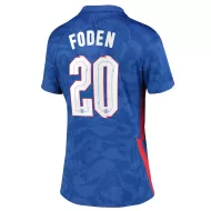 England Jersey Custom Away FODEN #20 Soccer Jersey 2020/21 - bestsoccerstore