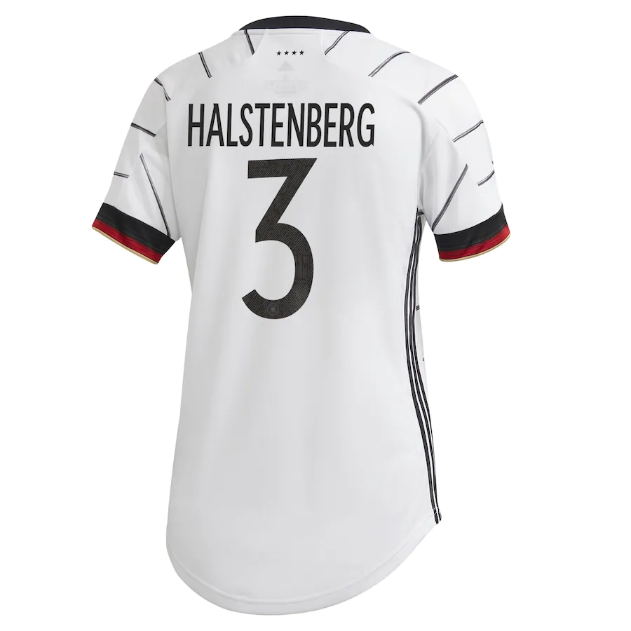 Germany Jersey Custom Home HALSTENBERG #3 Soccer Jersey 2020/21