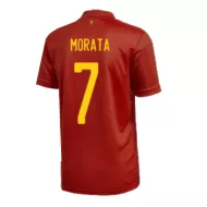 Spain Jersey Custom Home MORATA #7 Soccer Jersey 2020 - bestsoccerstore