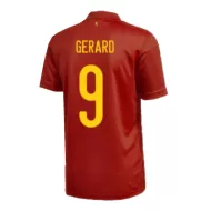 Spain Jersey Custom Home GERARD #9 Soccer Jersey 2020 - bestsoccerstore