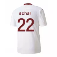 Switzerland Jersey Custom Away SCHAR #22 Soccer Jersey 2020 - bestsoccerstore