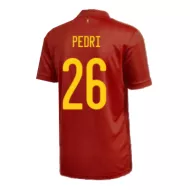 Spain Jersey Custom Home PEDRI #26 Soccer Jersey 2020 - bestsoccerstore