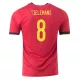 Belgium Jersey Custom Home TIELEMANS #8 Soccer Jersey 2020