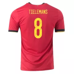 Belgium Jersey Custom Home TIELEMANS #8 Soccer Jersey 2020 - bestsoccerstore
