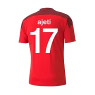 Switzerland Jersey Custom Home AJETI #17 Soccer Jersey 2021 - bestsoccerstore