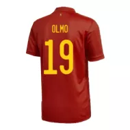 Spain Jersey Custom Home OLMO #19 Soccer Jersey 2020 - bestsoccerstore