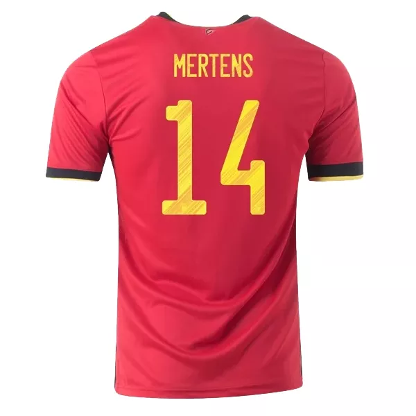 Belgium Jersey Custom MERTENS #14 Soccer Jersey Home 2020 - bestsoccerstore