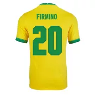 Brazil Jersey Custom Home FIRMINO #20 Soccer Jersey 2021 - bestsoccerstore