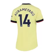 Arsenal Jersey Custom Away AUBAMEYANG #14 Soccer Jersey 2021/22 - bestsoccerstore