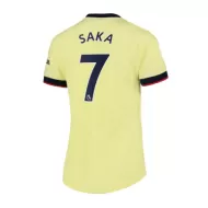 Arsenal Jersey Custom Away SAKA #7 Soccer Jersey 2021/22 - bestsoccerstore