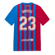 Barcelona Jersey Custom Home UMTITI #23 Soccer Jersey 2021/22 - bestsoccerstore