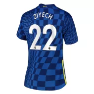 Chelsea Jersey Custom Home ZIYECH #22 Soccer Jersey 2021/22 - bestsoccerstore