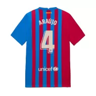 Barcelona Jersey Custom Home ARAÚJO #4 Soccer Jersey 2021/22 - bestsoccerstore