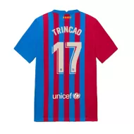 Barcelona Jersey Custom Home TRINCAO #17 Soccer Jersey 2021/22 - bestsoccerstore
