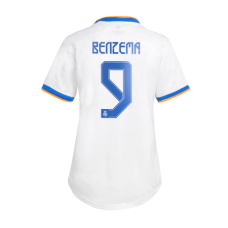 Real Madrid Jersey Custom Home BENZEMA #9 Soccer Jersey 2021/22