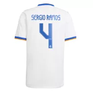 Real Madrid Jersey Custom Home SERGIO RAMOS #4 Soccer Jersey 2021/22 - bestsoccerstore