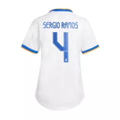 Real Madrid Jersey Custom Home SERGIO RAMOS #4 Soccer Jersey 2021/22 - bestsoccerstore