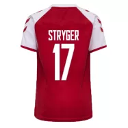 Denmark Jersey Custom Home STRYGER #17 Soccer Jersey 2021 - bestsoccerstore