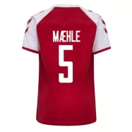 Denmark Jersey Custom Home MÆHLE #5 Soccer Jersey 2021 - bestsoccerstore