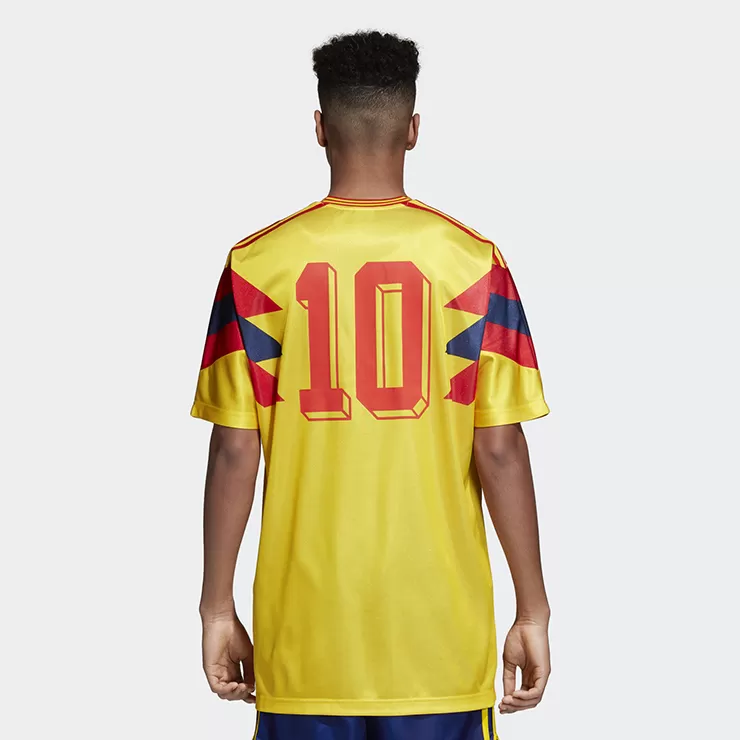 Colombia Jersey Home Soccer Jersey 1990 - bestsoccerstore
