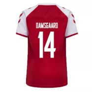 Denmark Jersey Custom Home DAMSGAARD #14 Soccer Jersey 2021 - bestsoccerstore