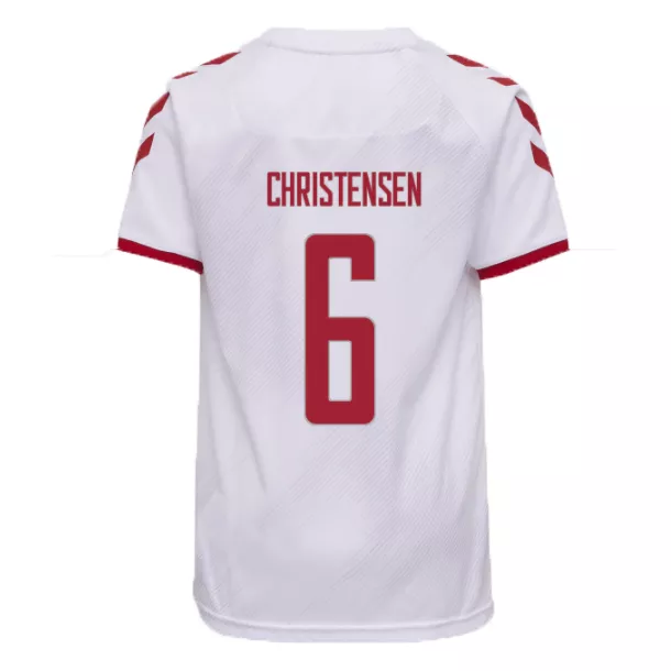 Denmark Jersey Custom CHRISTENSEN #6 Soccer Jersey Away 2021 - bestsoccerstore