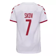 Denmark Jersey Custom Away SKOV #7 Soccer Jersey 2021 - bestsoccerstore