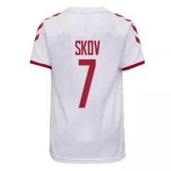 Denmark Jersey Custom Away SKOV #7 Soccer Jersey 2021 - bestsoccerstore