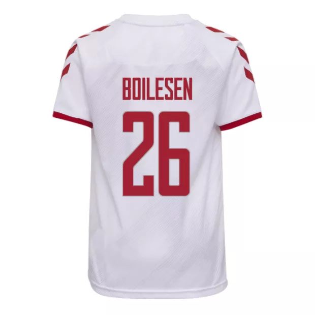 Denmark Jersey Custom BOILESEN #26 Soccer Jersey Away 2021 - bestsoccerstore