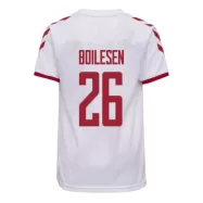 Denmark Jersey Custom Away BOILESEN #26 Soccer Jersey 2021 - bestsoccerstore